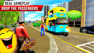 Tuk Tuk Auto Rickshaw Driving Simulator | Modern Tuk Tuk Rickshaw | Games #5