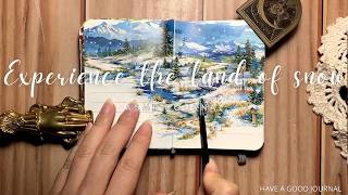 ASMR Journal | Experience the land of snow | Have a good journal