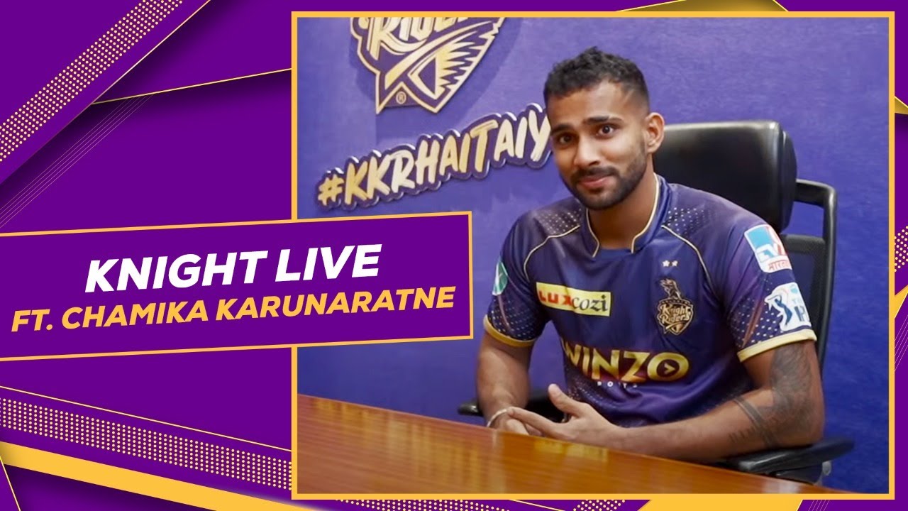 Knight Live feat. Chamika Karunaratne presented by Glance | MI v KKR