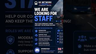 LOOKING FOR STAFF #croydon #bus #simulator #fyp #annoucements