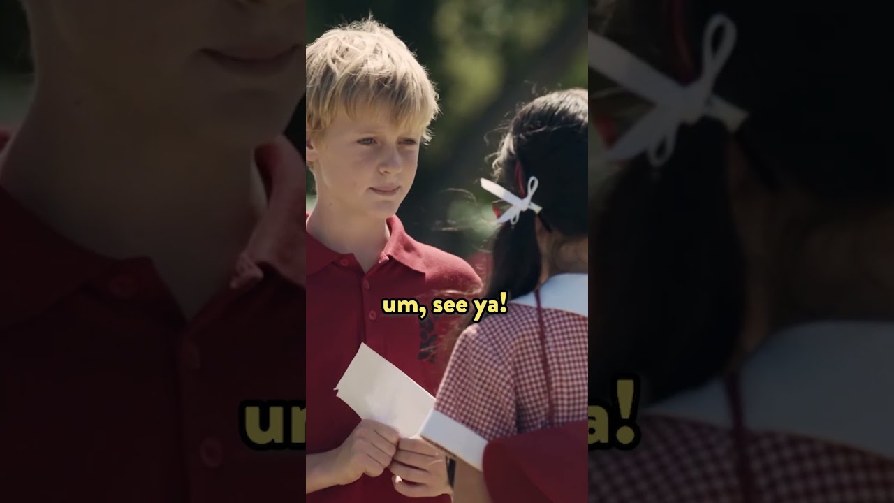 Rory and Debra-Jo accidentally KISS! 😱 #littlelunch #kidstvshow #shorts