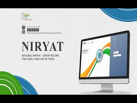 NIRYAT - One stop portal for analysis of India's foreign trade