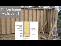 Timber frame walls part 1