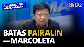 Marcoleta, iginiit ang mahigpit na pagpapatupad ng batas
