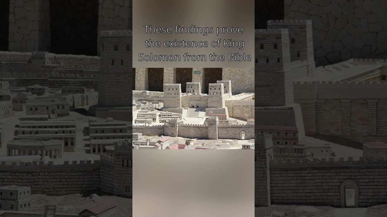 These findings prove the existence of King Solomon from the Bible! 