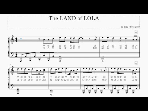 뮤지컬 남자 넘버 악보 영상, 킹키부츠 'The Land of LOLA', 무엇을 상상하든지 난 그 이상이지, 한국어 버전, 서일문화예술고등학교 뮤지컬연기과 온라인수업