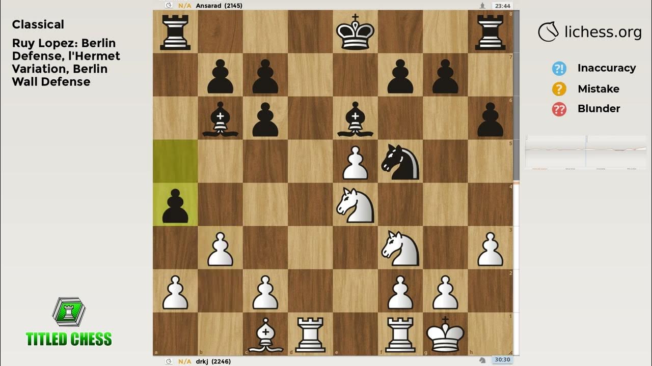 Winning Moves in the Ruy Lopez, Berlin Defence, Open variation (ECO C67)