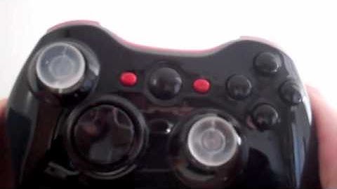 Xbox 360 Modded Black and Red Controller