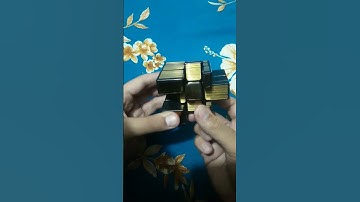 Checkerboard pattern in mirror cube 😎 #shorts #subscribe