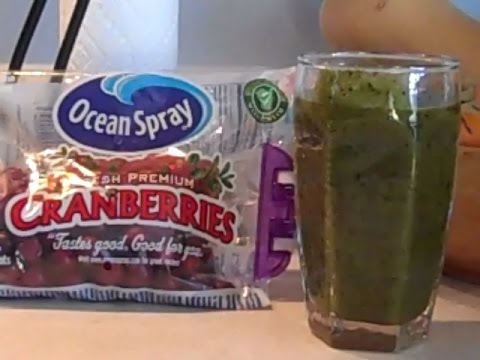 Cranberry Green Smoothie