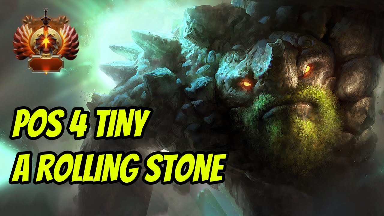 A Rolling Stone! Pos 4 Tiny| Tiny | P1StreamMoments#81 | P1zzyDota2