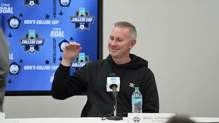 NC State soccer coach Marc Hubbard, Taig Healy, Donavan Phillip on Final Four win vs Saint Louis