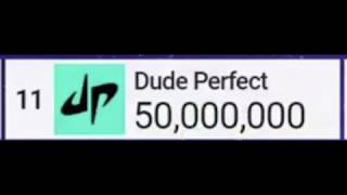 Dude perfect hits 50 million subscribers