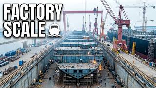 Inside a Shipbuilding Factory 🚢 | How Giant Container Ships Are Assembled