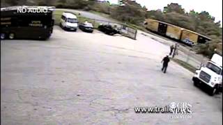 Md. train, truck crash caught on surveillance cam screenshot 5