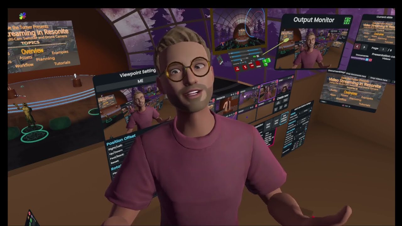 Video Streaming in Resonite (Using the Multi Cam Switcher and Drone Camera) - Part 1