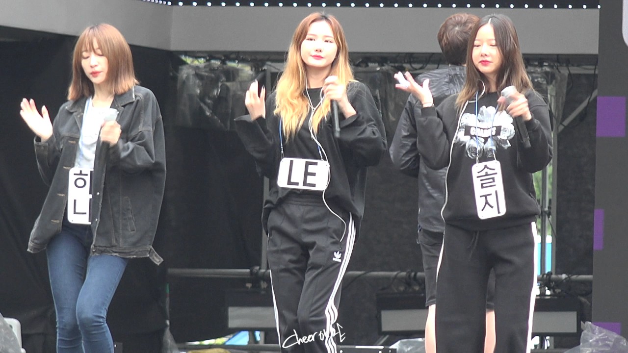 161008 상암 DMC 페스티발 MBC 코리안 뮤직 웨이브 EXID - 위아래 리허설 rehearsal LE focus