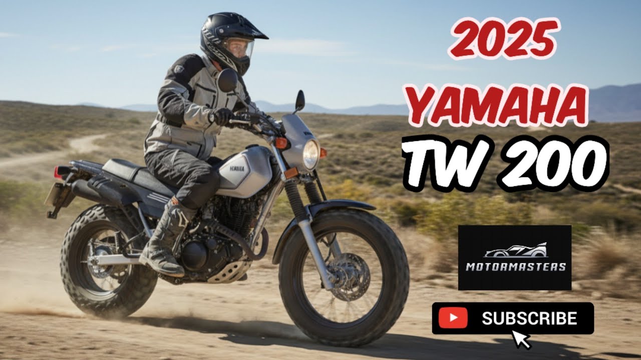 Обзор Yamaha TW 200 2025 года – легендарный двухцелевой мотоцикл, созданный для настоящих приключ...