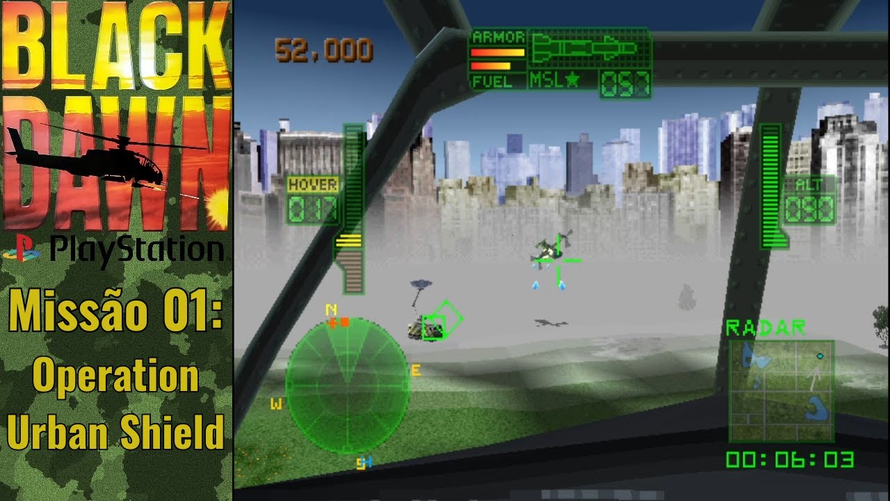 Black Dawn (Sony PlayStation) Missão 01:   Operation Urban Shield
