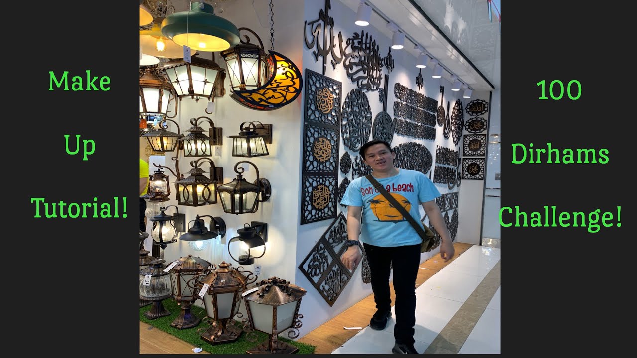 Nag make up tutorial a loob ng bus l Nag 100 dirhams challenge!. l Joel Guillermo