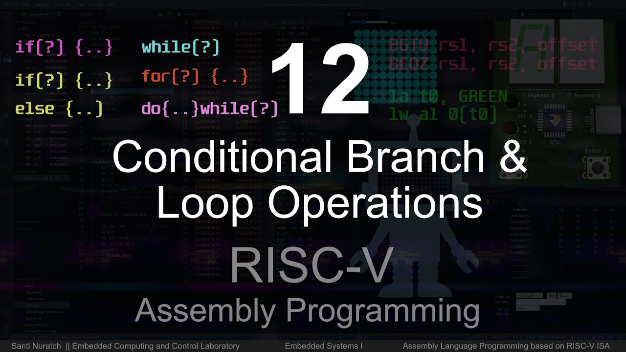 EP12 Conditional Branch and Loop Operations - YouTube