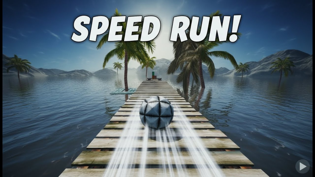 Football Track Challenge Game ⚽🔥 | Water Trap Racing Level | Satisfying Mobile Gameplay 