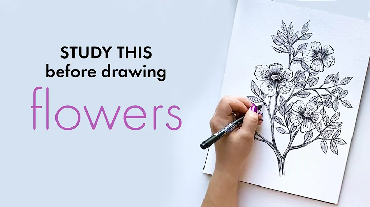 Study these 3 objects before drawing realistic flo...