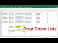 Excel Data Validation & Drop Down Lists With Vlookup Function Tutorial