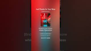 And Thanks For Your Meat  The Monkey Dance