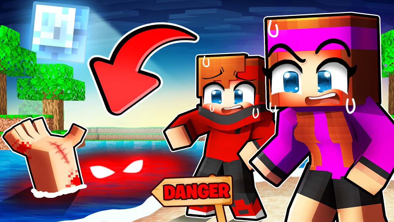 Le Lac derrière notre Maison est HANTÉ sur Minecraft !