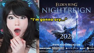 Emiru almost CRIES watching NEW Elden Ring Game "NIGHTREIGN" Multiplayer