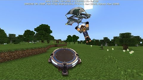 MCPE 1.2 How To Make *FORTNITE* Launch pad in Mcpe| Command Block Creation