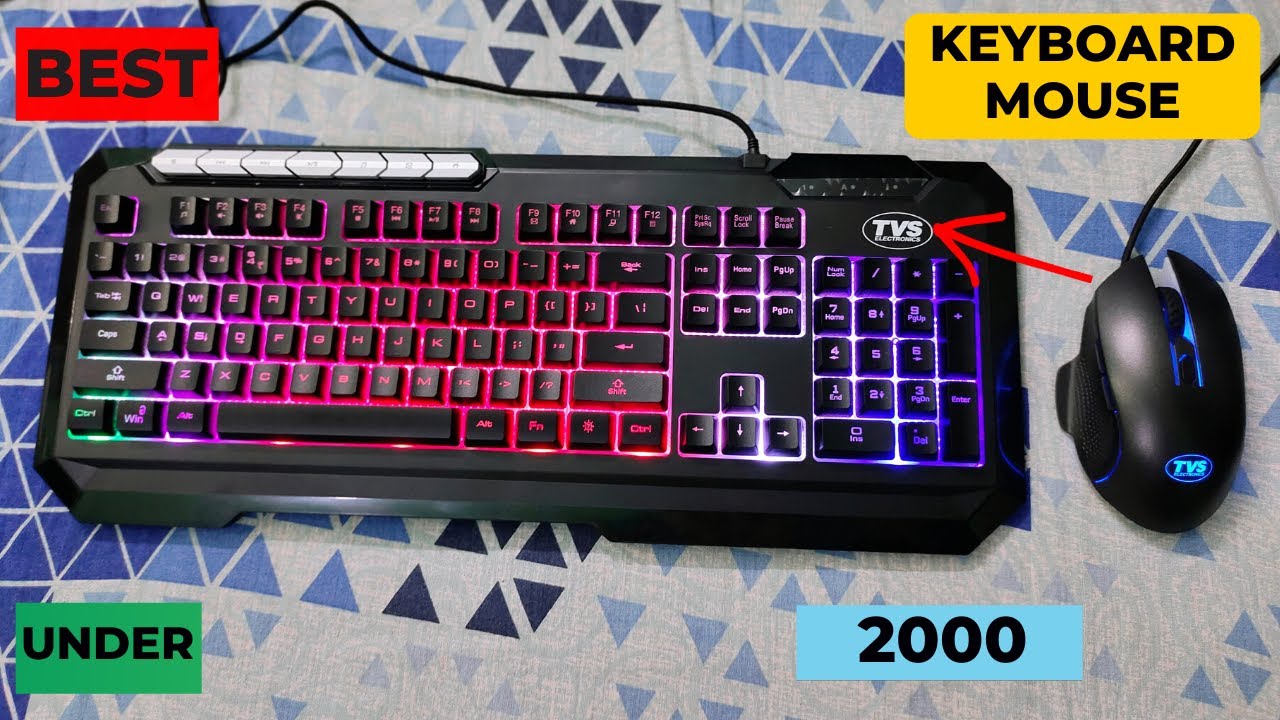 Champ Blitz Gaming Keyboard Combo Wired Keyboard & Mouse Review YouTube