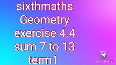 sixthmaths |term1| exercise 4.4 |geometry #samacheer #theensuvaikanakku
