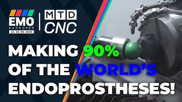 90% of endoprostheses worldwide are manufactured on these machines?!