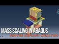 Speed Up Abaqus Explicit Analysis with Mass Scaling | Step-by-Step Tutorial