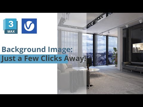 How to Set a Background Image in V-Ray for 3ds Max