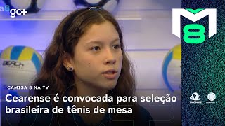 Alissa Maia: cearense é convocada para seleção brasileira de tênis de mesa