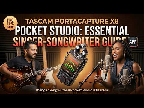 How to Record & Mix a Full Song on the Tascam Portacapture X8