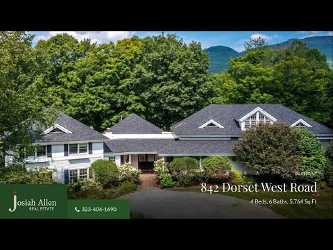 842 Dorset West Road, Dorset, VT home video tour
