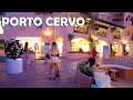 Porto cervo sardinia summer night walking tour in 4k