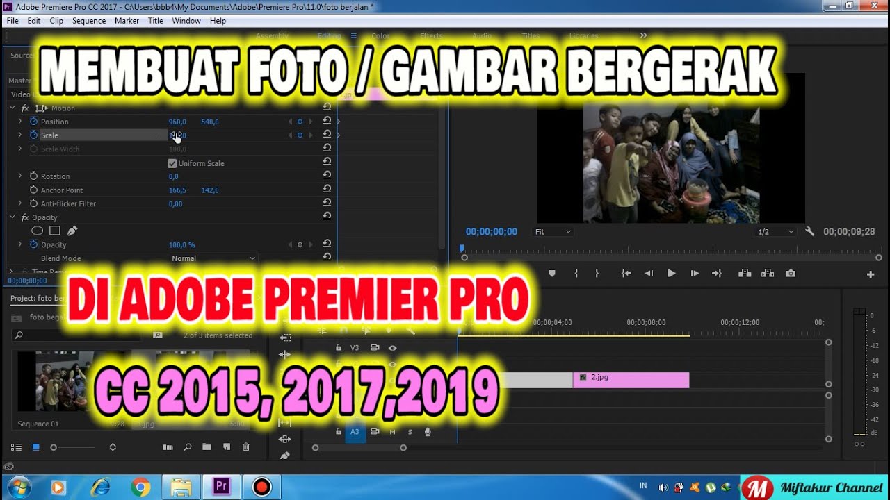 Cara Membuat Gambar Bergerak di Adobe Premiere Pro | Adobe Premiere Pro