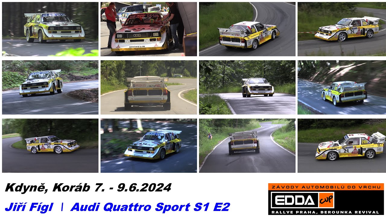 EDDA cup Kdyně 2024 | Jiří Fígl | Audi Quattro Sport S1 E2 | LSM | [4K ...