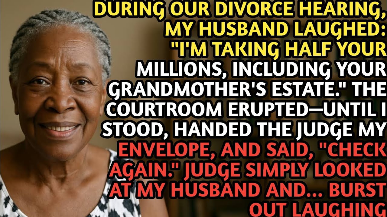 When My Husband Tried To Steal Half My Fortune, I Gave The Judge An Envelope; And He Laughed At Him