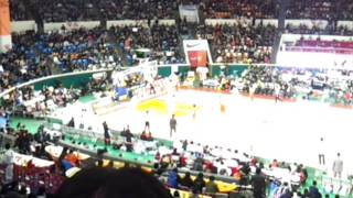 Korea Basketball League (KBL); Samsung Thunder defeat SK Knights; Dec. 17, 2011