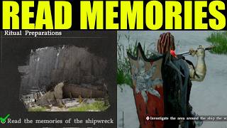 Crimson desert - how to read the memories of the shipwreck | ritual preparation quest guide