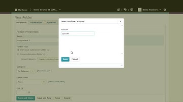 D2L v10.6 Instructor Tutorial: Dropbox