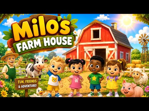 Milo&;s farm house, cartoon, kids, poetry, trending, rhymes