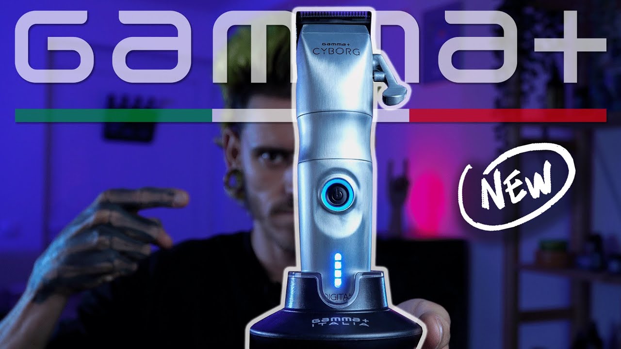 美品 GAMMA＋ Cyborg クリッパー Máquina de Corte Gamma Cyborg Metal Clipper Bivolt