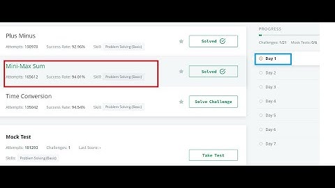 HackerRank | 1 Week Preparation Kit | Mini-Max Sum problem | Day 1 | Python solution